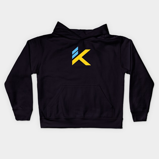 Klay Thompson 2 Logo Kids Hoodie by Paul Andrew